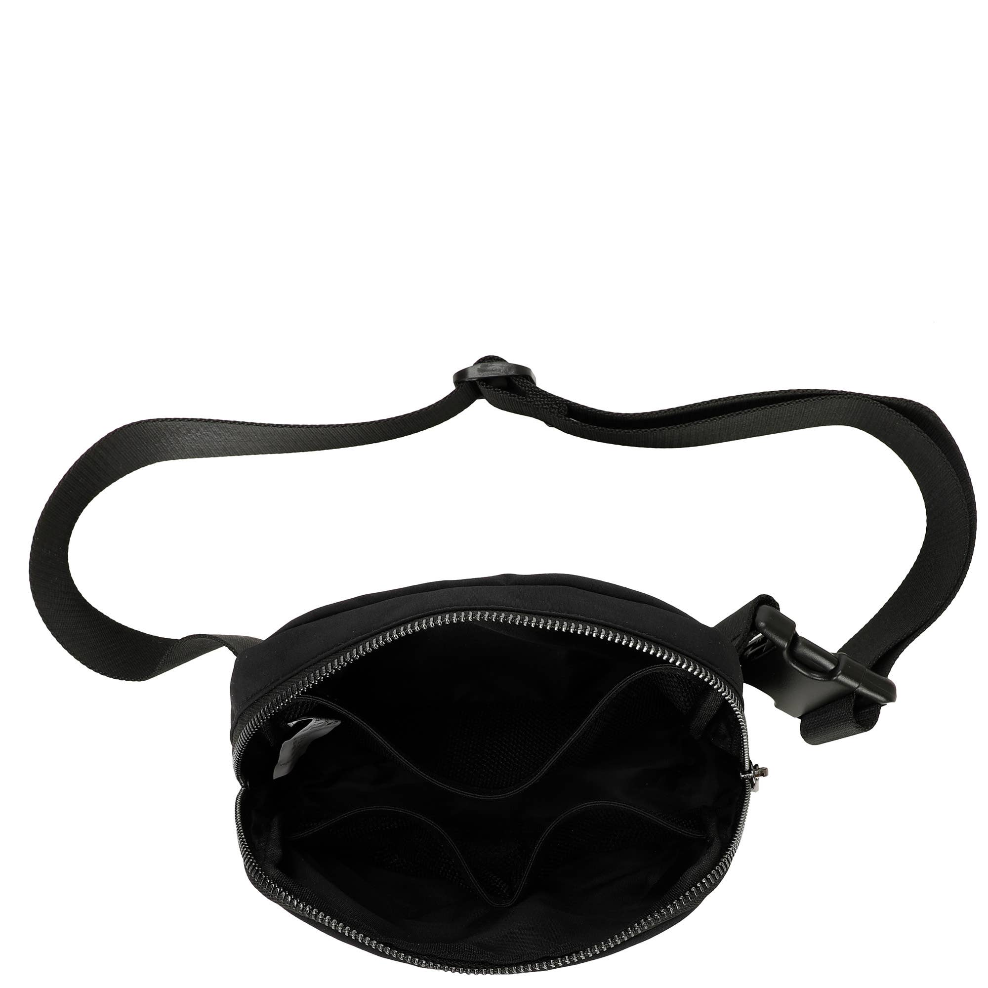 Adelaide Alternative Water-Repellent Nylon Fanny Pack Bag: Gray