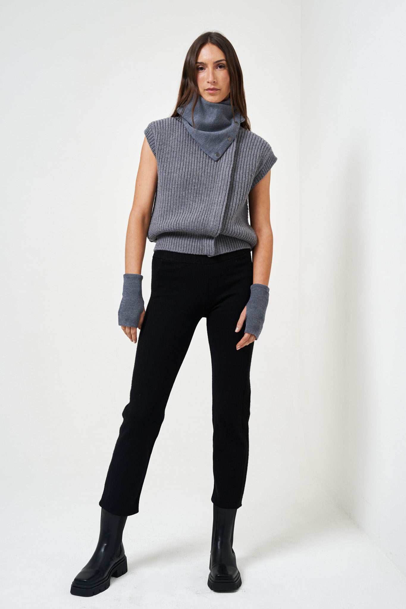 N108-CS - Chunky Stitch Reversible Vest | NFP