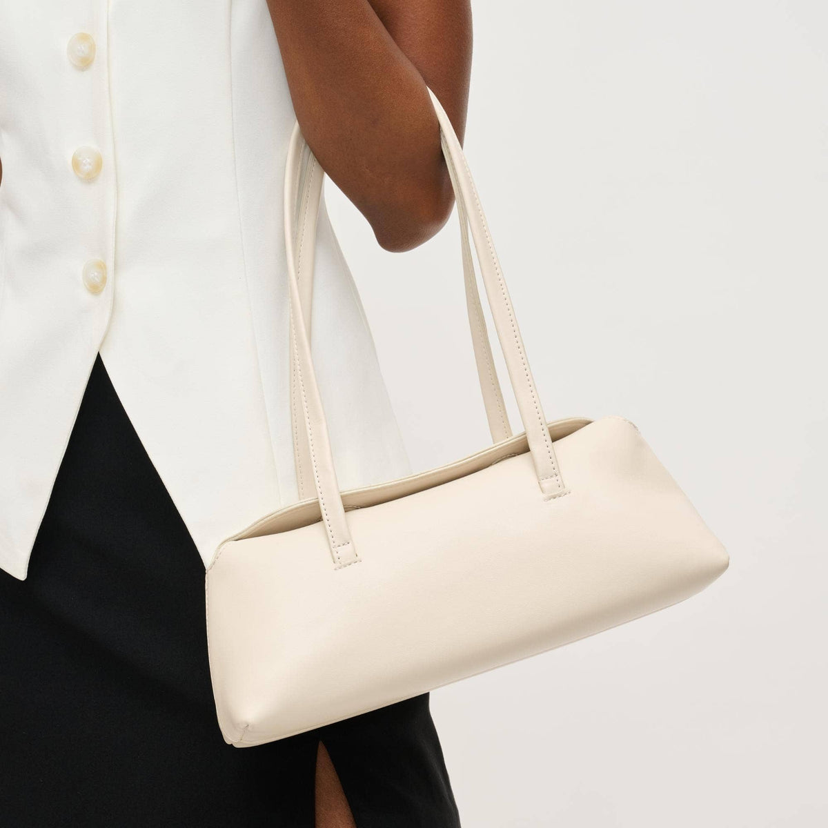 Merlinda Shoulder Bag: Oatmilk | Handbags | NFP