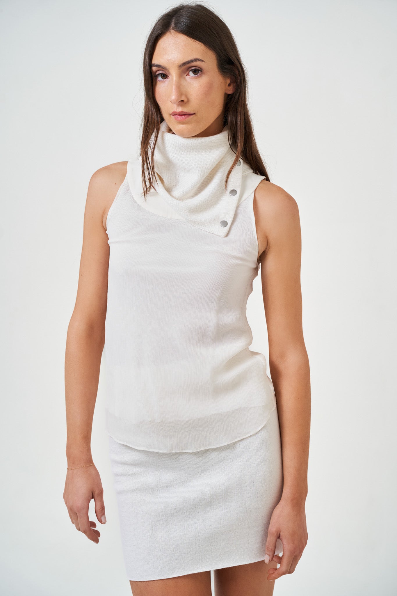 トップス girlishhf St.cecilia FOAM BLOUSE WHT St.cecilia TOPS – GIRLISH