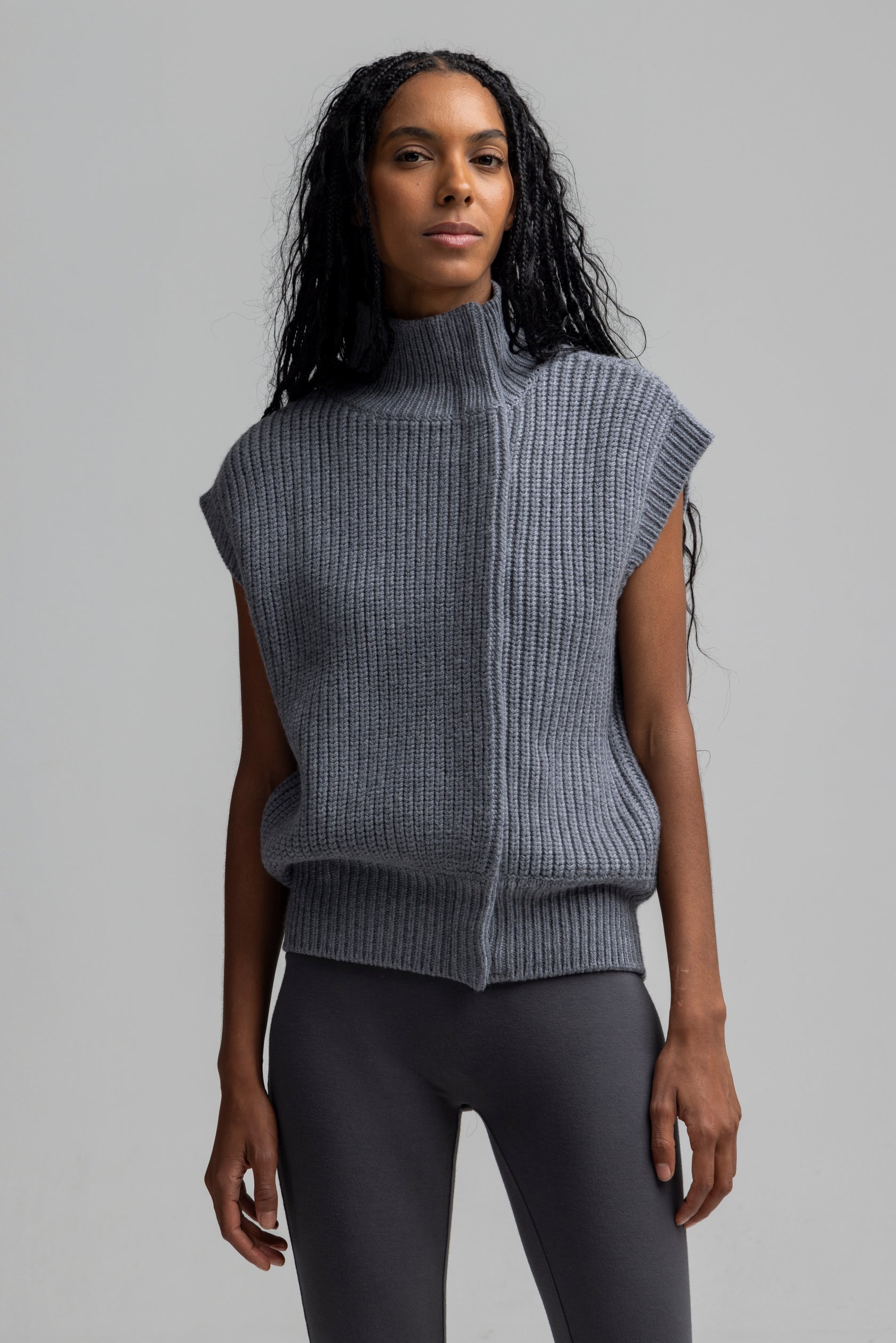 N108-CS - Chunky Stitch Reversible Vest | NFP