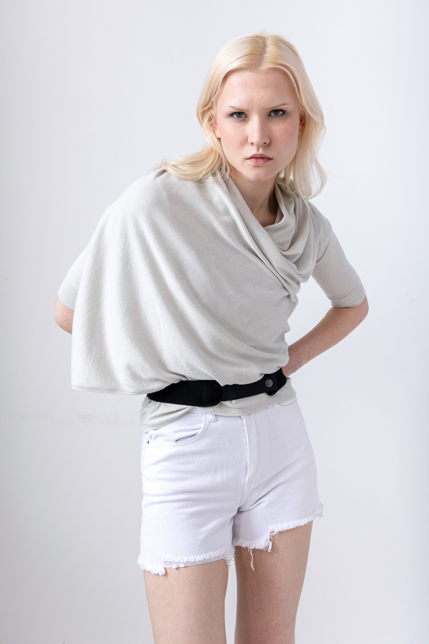 N10-BCLS -S/S Snap Wrap Cardigan | NFP