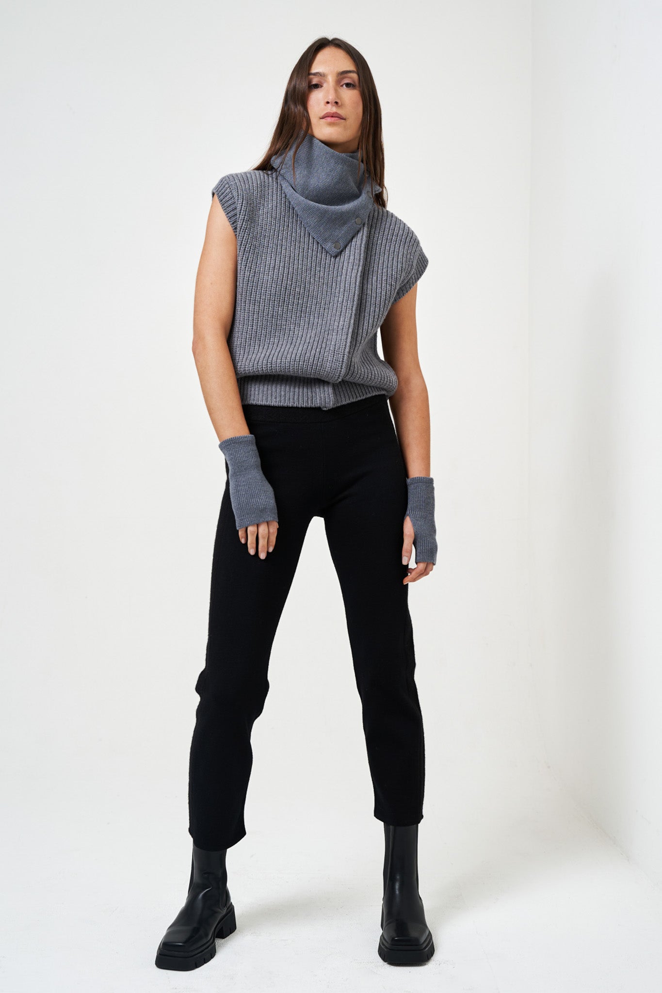 N108-CS - Chunky Stitch Reversible Vest | NFP