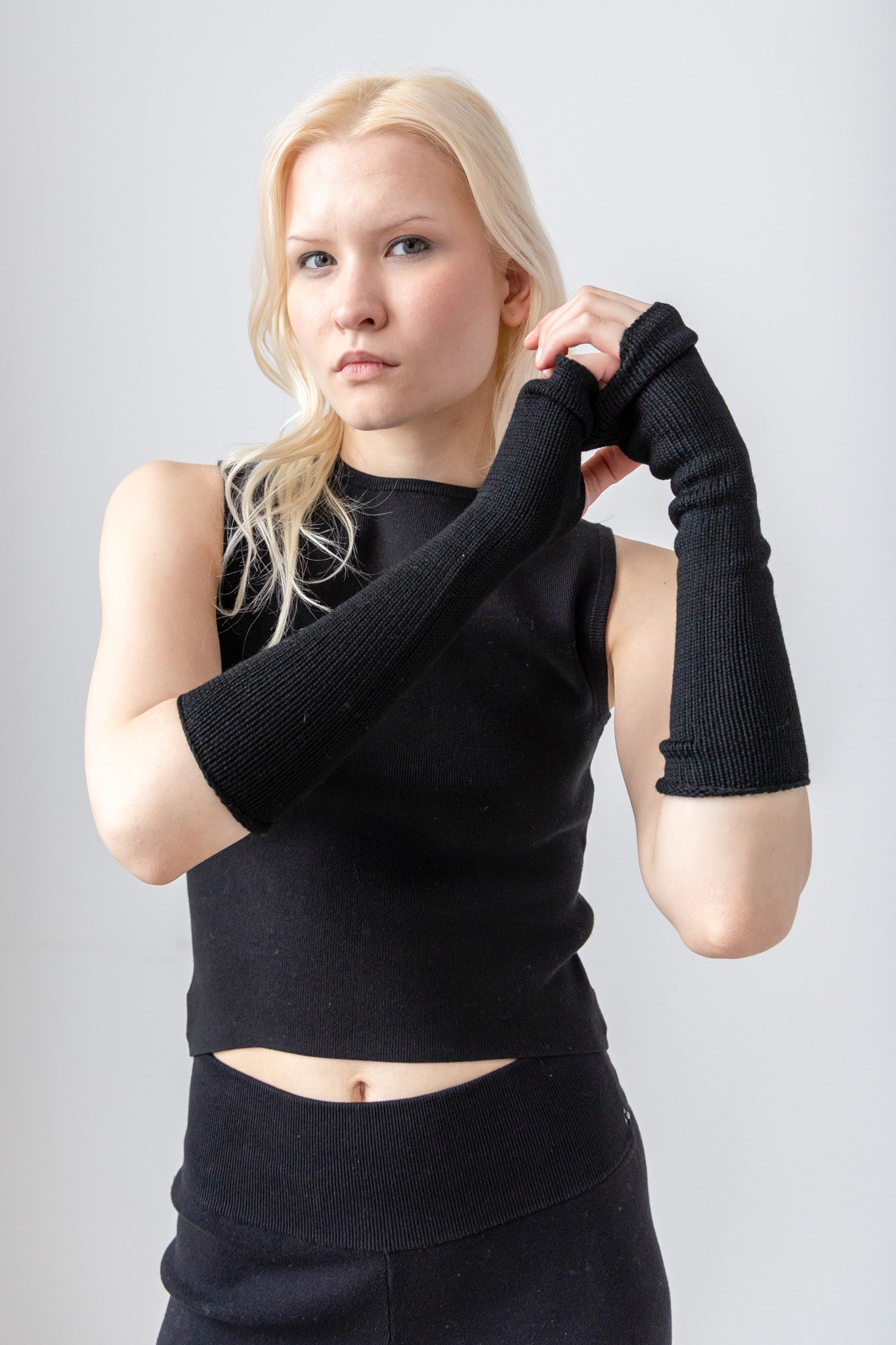 小物 NUMBER (N)INE ZIGZAG JACQUARD ARM WARMER Brighton Arm Warmers | Tracksmith