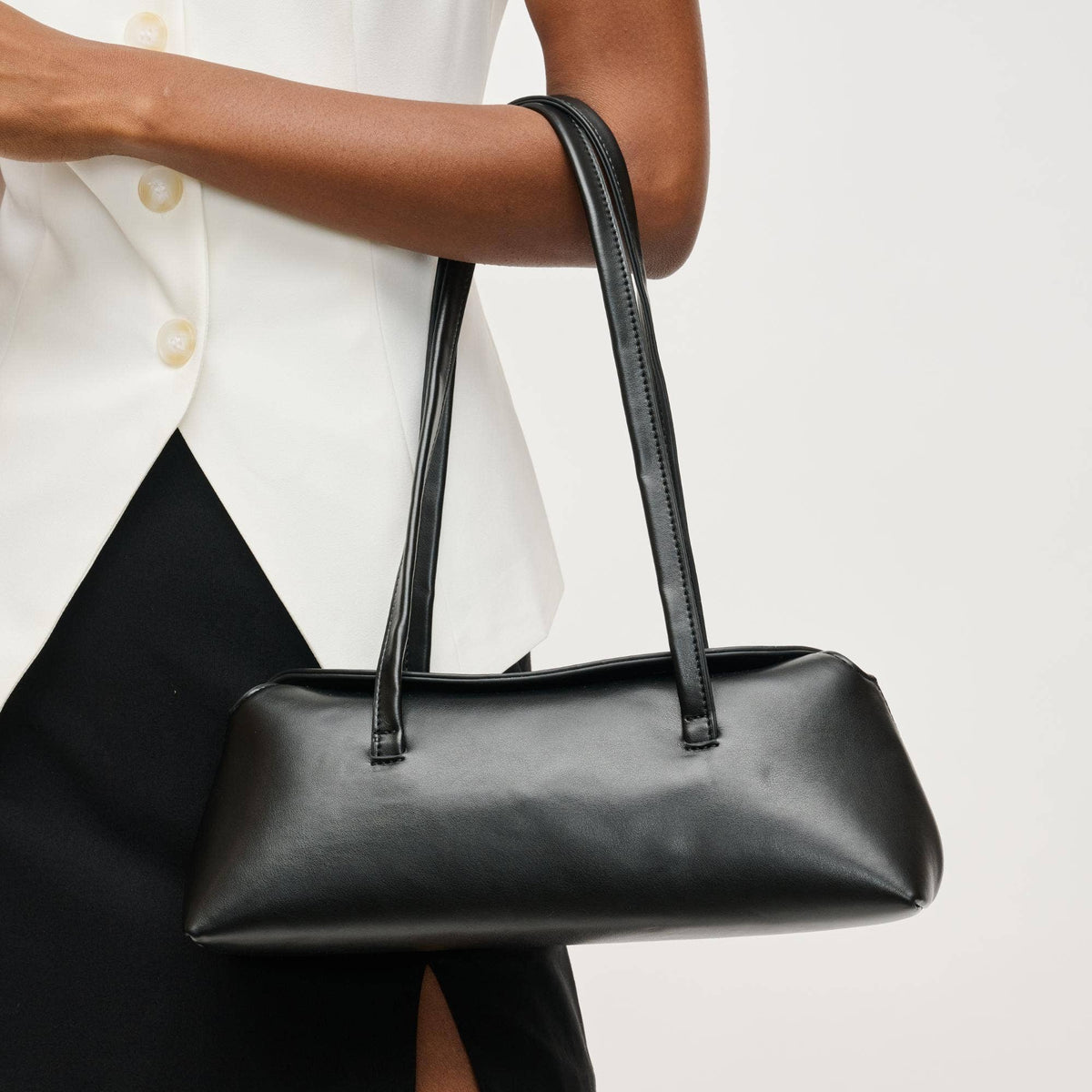 Merlinda Shoulder Bag: Black