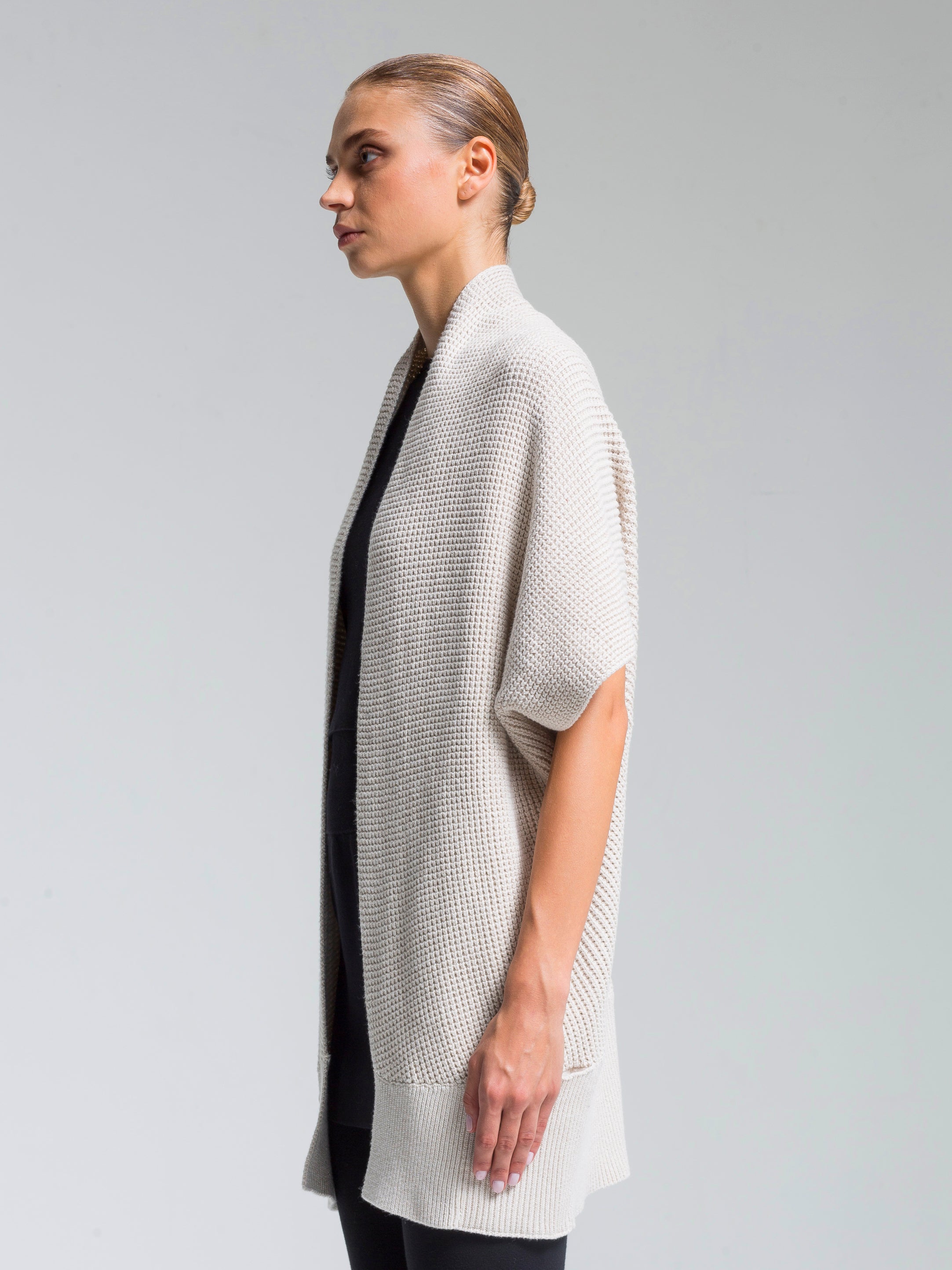 N53-C - Cotton Cocoon Convertible Cardigan | NFP